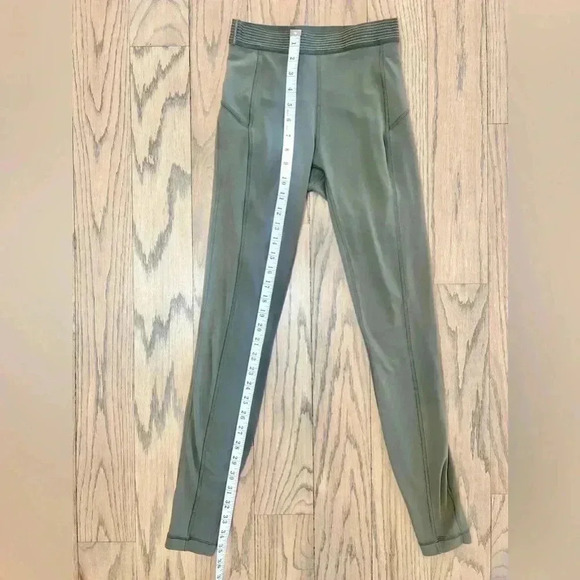 Lululemon Principal Dancer Golden Lining Tight in Armory *28" Size 4 - Picture 9 of 14